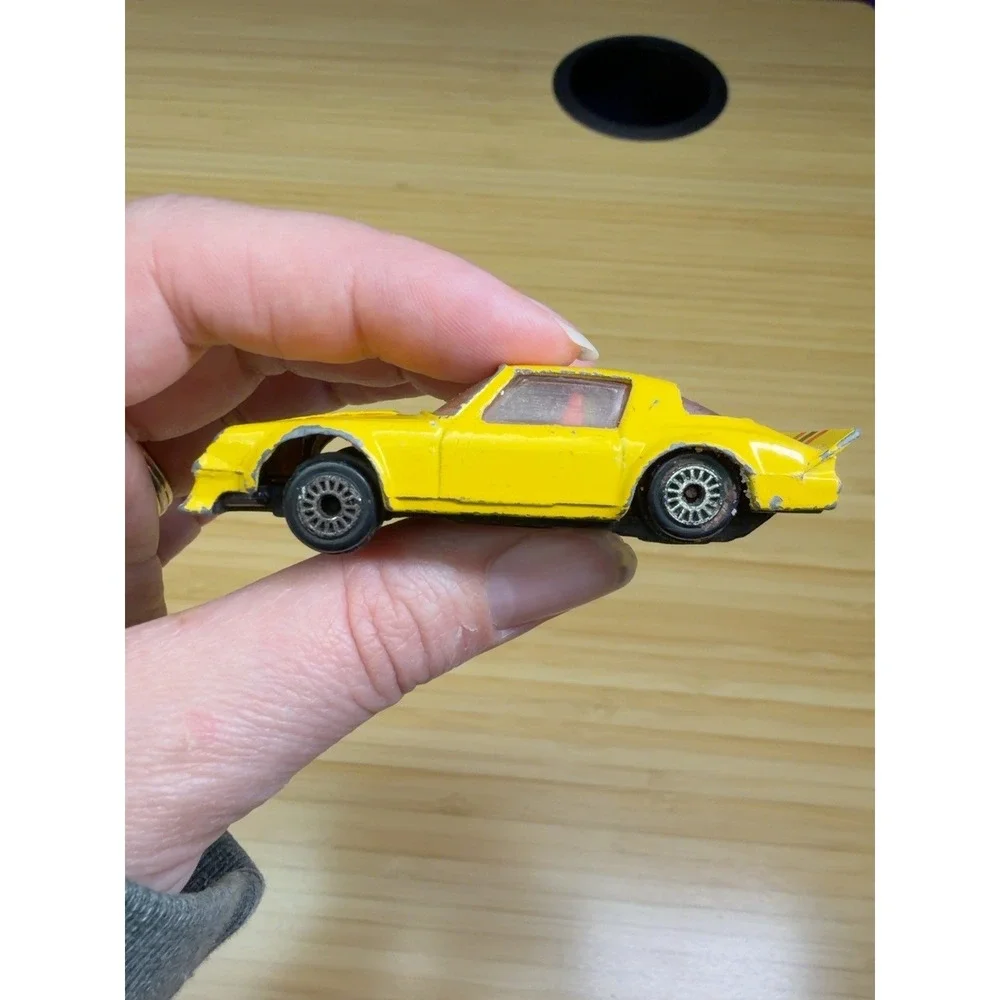 Vintage Zee Toys Zylmex D92 Camaro Z28 Yellow Goodyear #5 Diecast Car